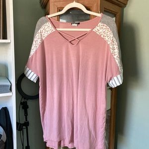 Heimish USA 3x Cuffed Short Sleeve